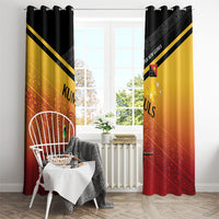 Papua New Guinea Rugby The Kumuls Window Curtain Motuan Inspired Pattern
