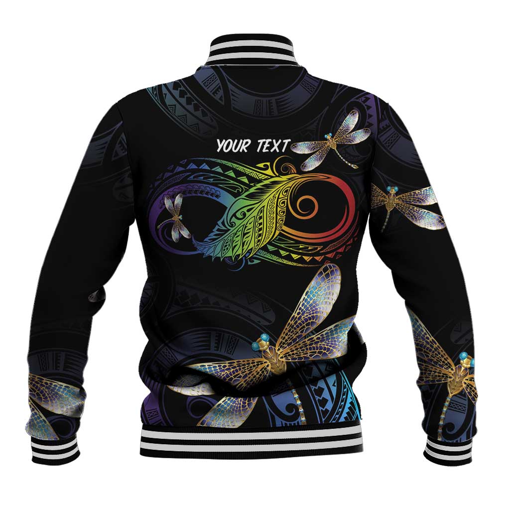 Personalised Polynesian Memorial Baseball Jacket Your Wings Were Ready But My Heart Was Not LT7 - Polynesian Pride