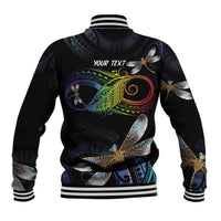 Personalised Polynesian Memorial Baseball Jacket Your Wings Were Ready But My Heart Was Not LT7 - Polynesian Pride