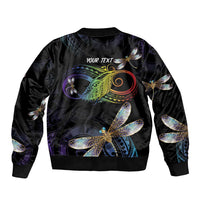 Personalised Polynesian Memorial Bomber Jacket Your Wings Were Ready But My Heart Was Not LT7 - Polynesian Pride