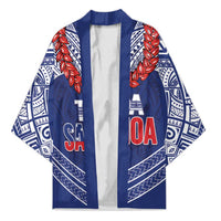 Toa Samoa Rugby Custom Kimono Ulafala Mix Nifo'oti LT7 Unisex Blue - Polynesian Pride