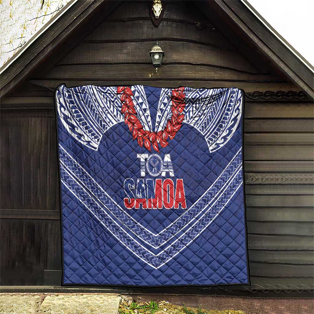 Toa Samoa Rugby Quilt Ulafala Mix Nifo'oti LT7 - Polynesian Pride
