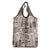 Hawaii Christmas Retro Patchwork Grocery Bag Brown