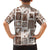 Hawaii Christmas Retro Patchwork Hawaiian Shirt Brown LT7 - Polynesian Pride