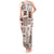 Hawaii Christmas Retro Patchwork Tank Maxi Dress Brown LT7 Women Brown - Polynesian Pride