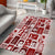 Hawaii Christmas Retro Patchwork Area Rug Red LT7 - Polynesian Pride