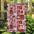 Hawaii Christmas Retro Patchwork Garden Flag Red LT7 Garden Flag Red - Polynesian Pride