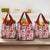 Hawaii Christmas Retro Patchwork Grocery Bag Red