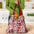 Hawaii Christmas Retro Patchwork Grocery Bag Red