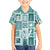 Hawaii Christmas Retro Patchwork Family Matching Puletasi Dress and Hawaiian Shirt Teal LT7 Son's Shirt Teal - Polynesian Pride