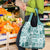 Hawaii Christmas Retro Patchwork Grocery Bag Teal