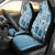 Hawaii Christmas Retro Patchwork Car Seat Cover Aquamarine LT7 - Polynesian Pride