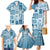 Hawaii Christmas Retro Patchwork Family Matching Mermaid Dress and Hawaiian Shirt Aquamarine LT7 - Polynesian Pride