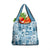 Hawaii Christmas Retro Patchwork Grocery Bag Aquamarine