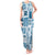 Hawaii Christmas Retro Patchwork Tank Maxi Dress Aquamarine LT7 Women Aquamarine - Polynesian Pride