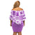 Hawaii Christmas Retro Patchwork Family Matching Off Shoulder Short Dress and Hawaiian Shirt Violet LT7 - Polynesian Pride