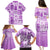 Hawaii Christmas Retro Patchwork Family Matching Puletasi Dress and Hawaiian Shirt Violet LT7 - Polynesian Pride