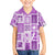 Hawaii Christmas Retro Patchwork Family Matching Puletasi Dress and Hawaiian Shirt Violet LT7 Son's Shirt Violet - Polynesian Pride