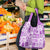 Hawaii Christmas Retro Patchwork Grocery Bag Violet