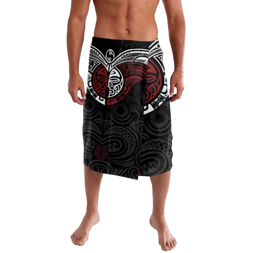 Maori Hongi Toitu Te Tiriti Lavalava Tangata Tiriti Stand With Tangata Whenua LT7 Black - Polynesian Pride