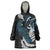 New Zealand Tui Bird Wearable Blanket Hoodie Maori Kowhaiwhai