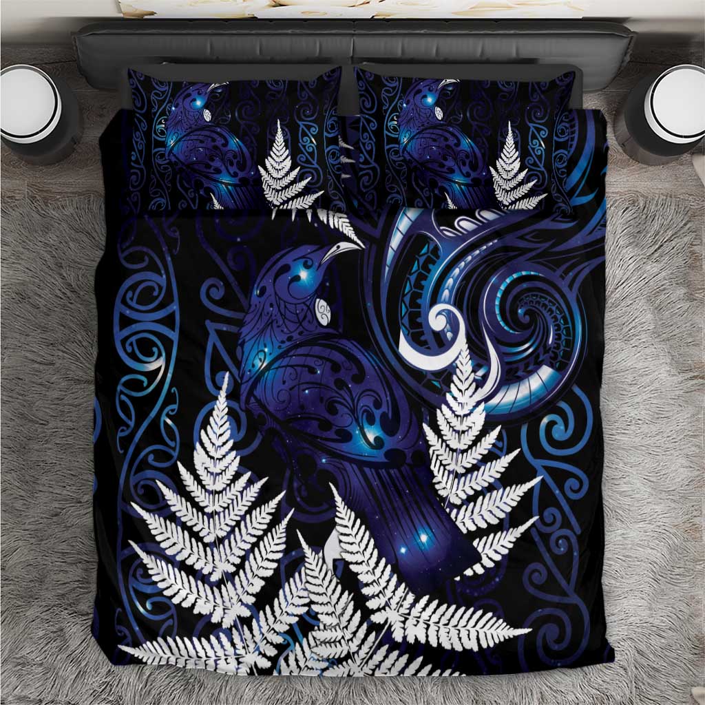 New Zealand Maori Matariki Bedding Set Tui Bird Galaxy LT7 Galaxy - Polynesian Pride