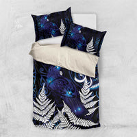 New Zealand Maori Matariki Bedding Set Tui Bird Galaxy LT7 US Twin 172cm x 218cm Galaxy - Polynesian Pride