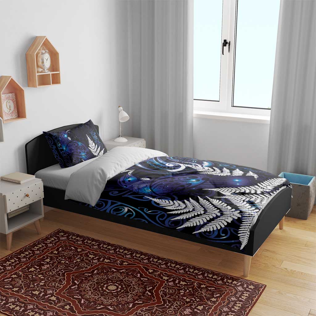 New Zealand Maori Matariki Bedding Set Tui Bird Galaxy LT7 - Polynesian Pride