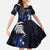 New Zealand Maori Matariki Family Matching Off Shoulder Maxi Dress and Hawaiian Shirt Tui Bird Galaxy