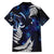 New Zealand Maori Matariki Family Matching Off Shoulder Maxi Dress and Hawaiian Shirt Tui Bird Galaxy