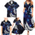 New Zealand Maori Matariki Family Matching Summer Maxi Dress and Hawaiian Shirt Tui Bird Galaxy