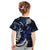 New Zealand Maori Matariki Kid T Shirt Tui Bird Galaxy