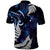 New Zealand Maori Matariki Polo Shirt Tui Bird Galaxy