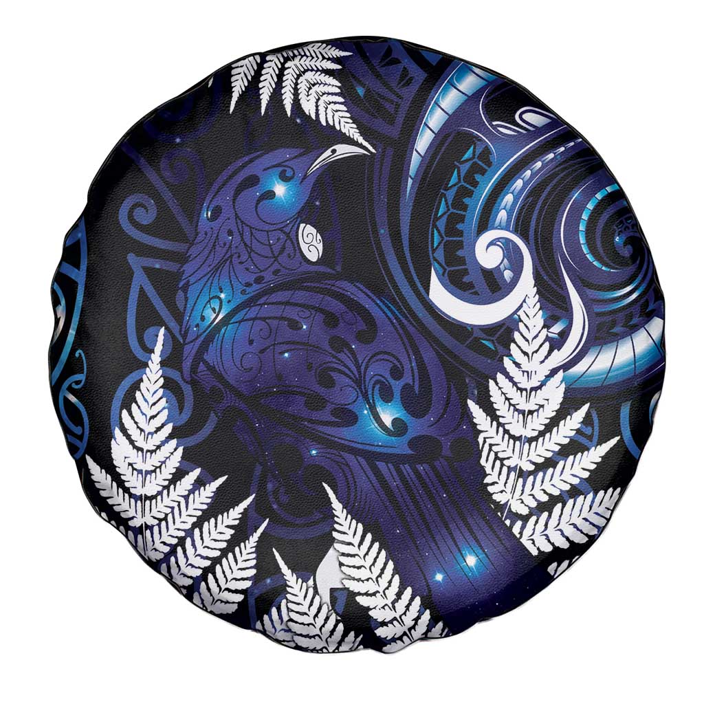 New Zealand Maori Matariki Spare Tire Cover Tui Bird Galaxy LT7 - Polynesian Pride