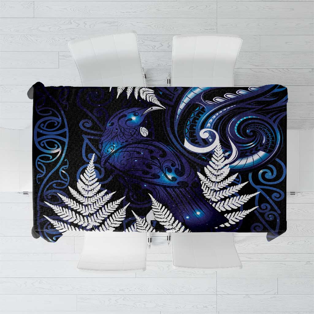 New Zealand Maori Matariki Tablecloth Tui Bird Galaxy LT7 Galaxy - Polynesian Pride