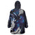 New Zealand Maori Matariki Wearable Blanket Hoodie Tui Bird Galaxy