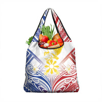 Philippines Tribal Sun Grocery Bag Hunting Eagle LT7 1-pack One Size White - Polynesian Pride