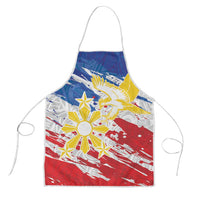 Filipino Sun and Stars Apron Grunge Vibes LT7 White - Polynesian Pride