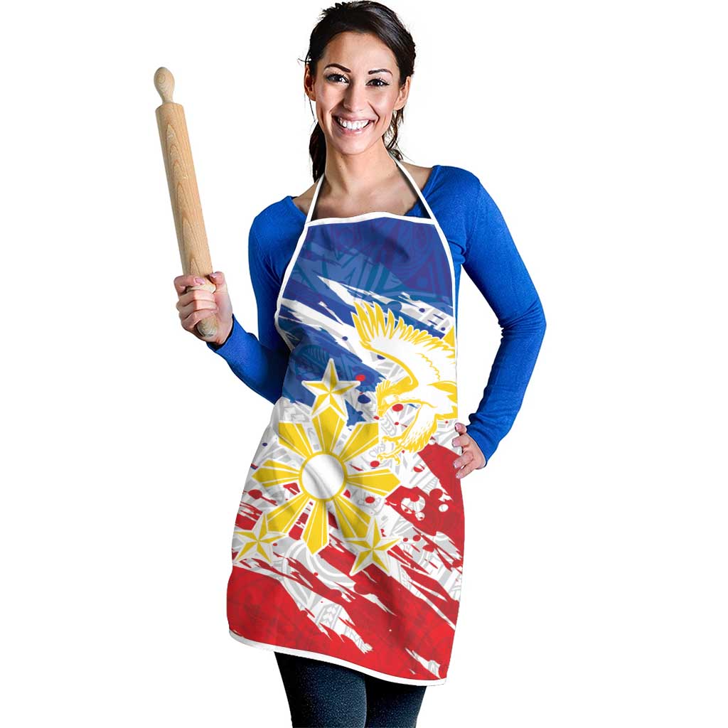 Filipino Sun and Stars Apron Grunge Vibes LT7 - Polynesian Pride