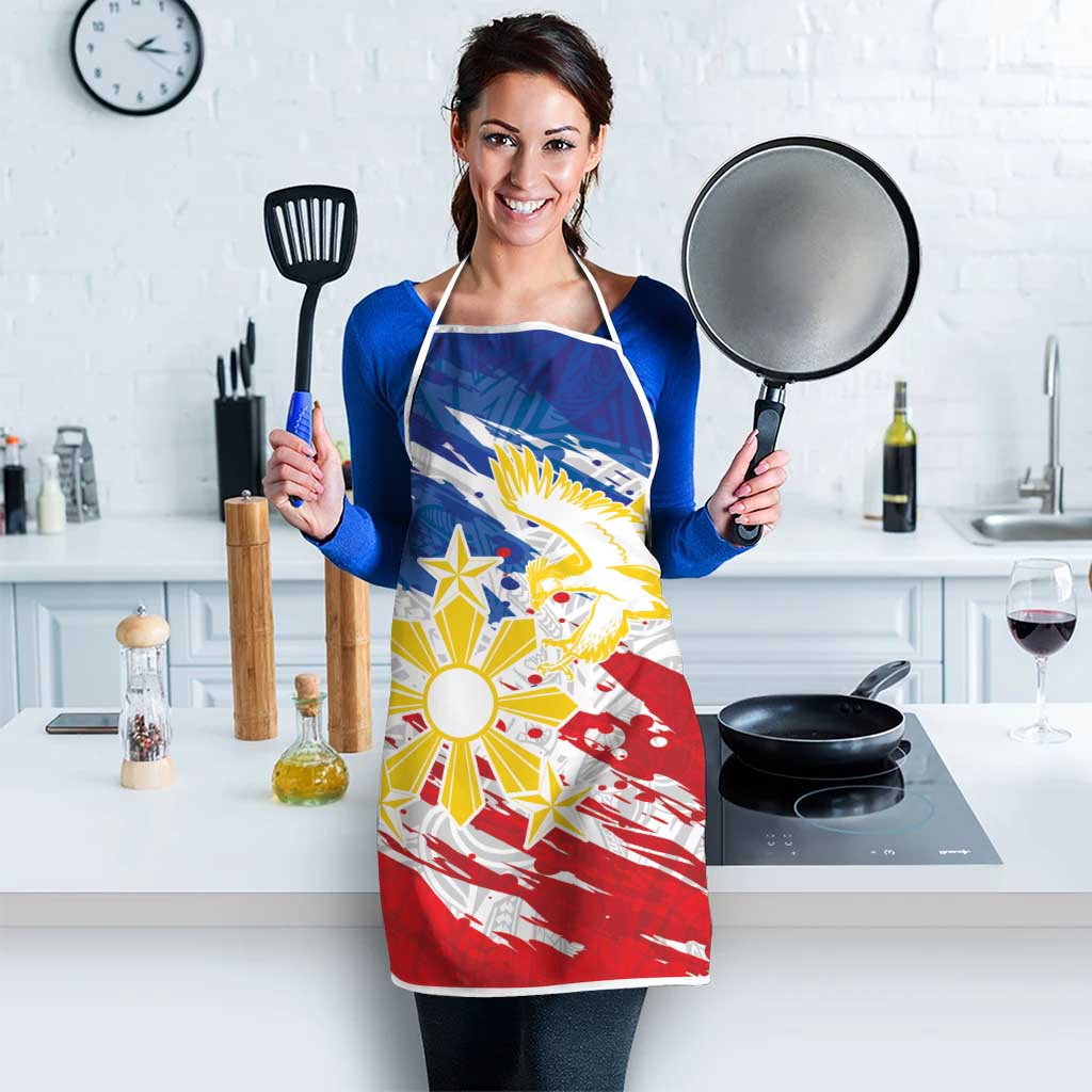 Filipino Sun and Stars Apron Grunge Vibes LT7 - Polynesian Pride