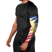 Personalized Filipino Sun and Stars Arm Sleeves Grunge Vibes LT7 - Polynesian Pride
