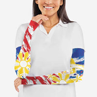 Personalized Filipino Sun and Stars Arm Sleeves Grunge Vibes LT7 - Polynesian Pride