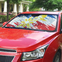 Filipino Sun and Stars Auto Sun Shade Grunge Vibes LT7 - Polynesian Pride