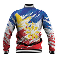 Personalized Filipino Sun and Stars Baseball Jacket Grunge Vibes LT7 - Polynesian Pride