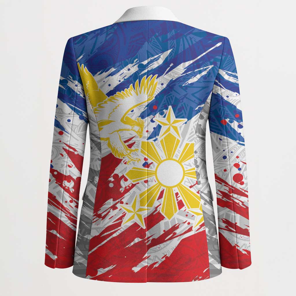 Personalized Filipino Sun and Stars Blazer Grunge Vibes LT7 - Polynesian Pride