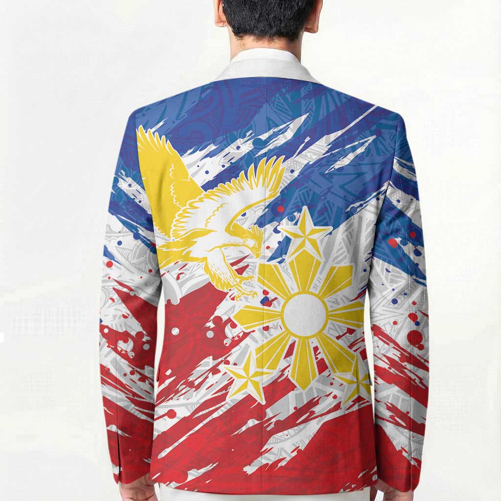 Personalized Filipino Sun and Stars Blazer Grunge Vibes LT7 - Polynesian Pride