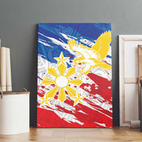 Filipino Sun and Stars Canvas Wall Art Grunge Vibes LT7 - Polynesian Pride