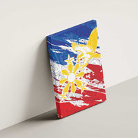 Filipino Sun and Stars Canvas Wall Art Grunge Vibes LT7 - Polynesian Pride