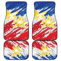 Filipino Sun and Stars Car Mats Grunge Vibes LT7 - Polynesian Pride