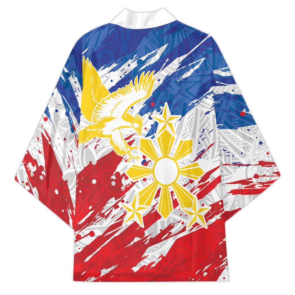 Personalized Filipino Sun and Stars Kimono Grunge Vibes LT7 - Polynesian Pride